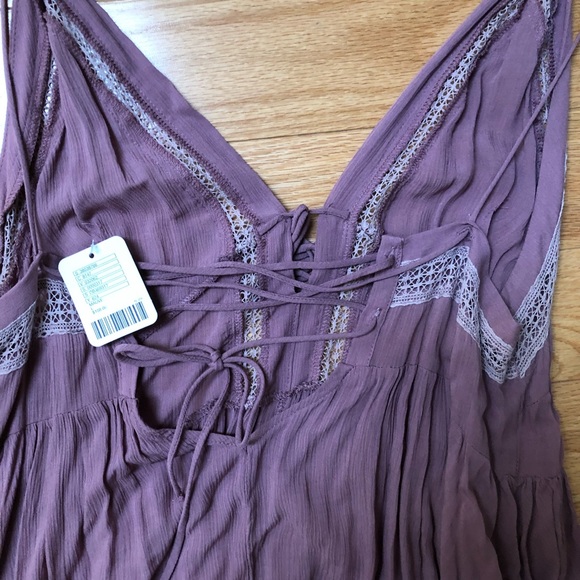 NWT Intimately Free People Mauve Slip Women’s size M - Picture 8 of 9